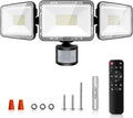 MEIKEE 70W 3-Head LED Motion Sensor Outdoor Security Light, 6580LM 6500K Dusk-to-Dawn IP66 Waterproof Motion Activated Flood Light for Entryway, Yard & Garage
