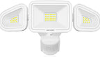 MEIKEE 42W LED Security Lights Motion Sensor Light Outdoor Flood Light, 3600LM 6500K IP66 Waterproof, 3 Adjustable Heads Motion Detector Lights for Outside Garage Yard Garden Porch Entryways