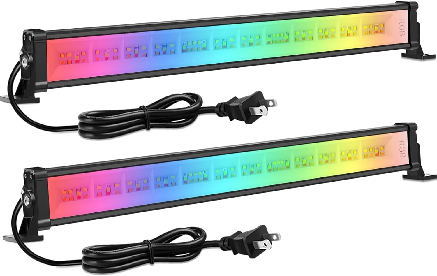 MEIKEE RGB Wall Washer Light, 42W RGBCW Smart APP Waterproof LED Strip Lights Bar, Dimmable for Church Wedding Birthday Party Outdoor Stage Lighting Christmas Decoration
