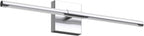 MEIKEE Modern Bathroom Vanity Light 24 Inch, Rotatable, 18W Dimmable 6CCT Led Bathroom Light Fixture Over Mirror, Nickel Bar Vanity Light for Mirror FCC Certificated